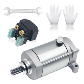 Triumilynn starter front view showing mounting points and clean finish for reliable fit