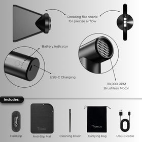 TrivesGo AIR used in salon setting on client, TrivesGo enhances salon workflow