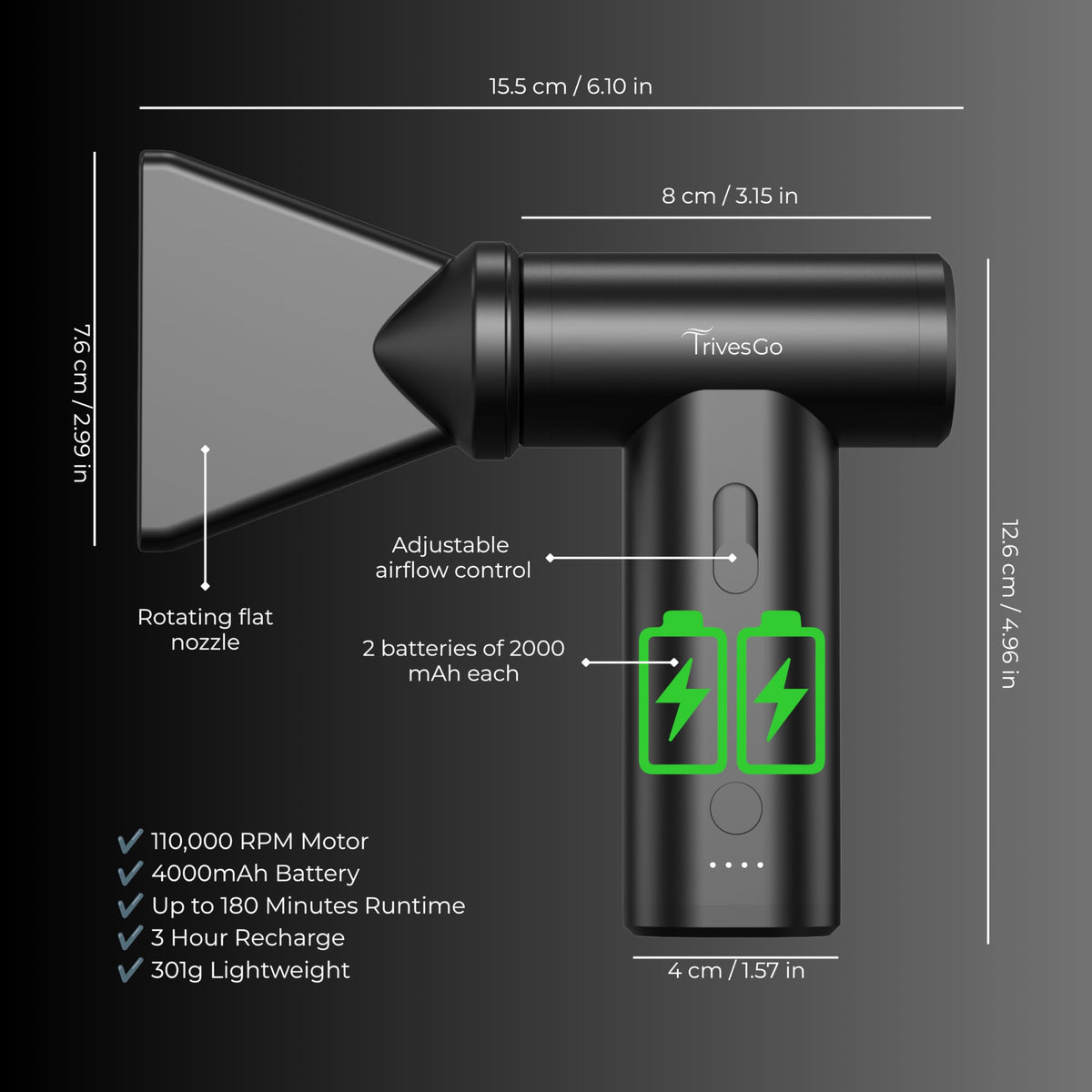 TrivesGo AIR kit packaging open showing contents, TrivesGo provides complete setup
