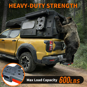 TrkWyze bumper guard with dual reflectors protecting rear and improving visibility benefit