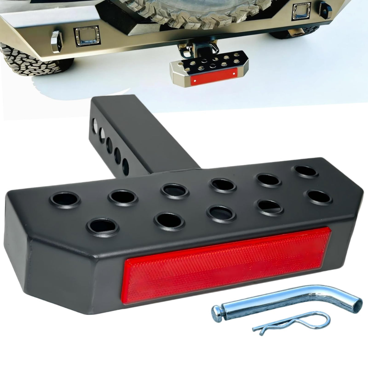 TrkWyze front view showing step profile and compact protection benefit