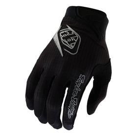 Troy Lee Designs Air Glove front view showing mono black fit and grip benefit
