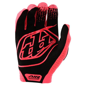 Close-up of Troy Lee Designs silicone fingertips demonstrating enhanced lever grip and control