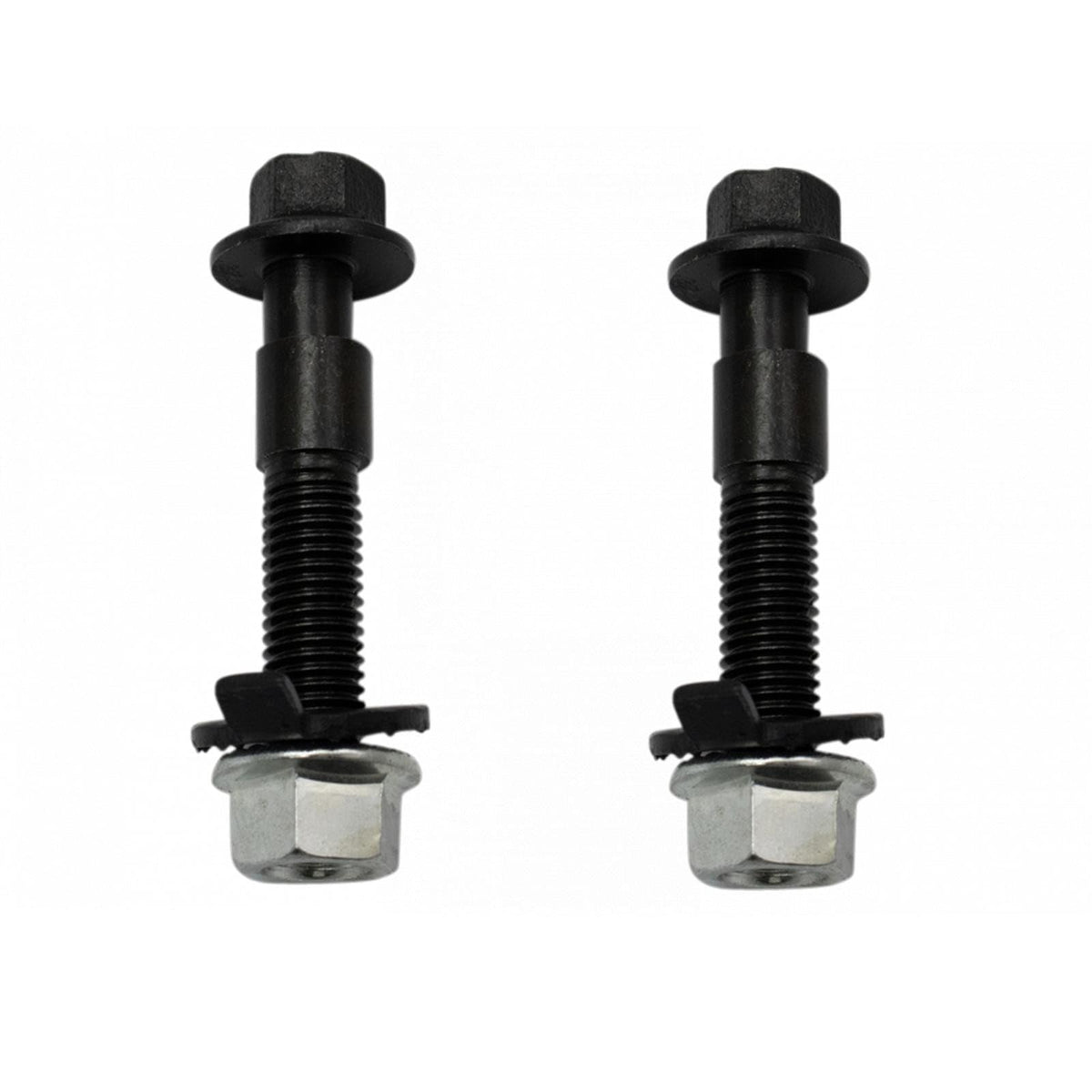 TRQ camber bolt kit front packaging showing product and fitment — assures correct fit