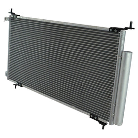 TRQ condenser with ruler scale showing accurate core dimensions for fitment