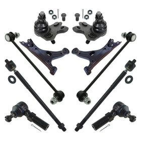 TRQ front kit packaging showing contents and fitment benefit
