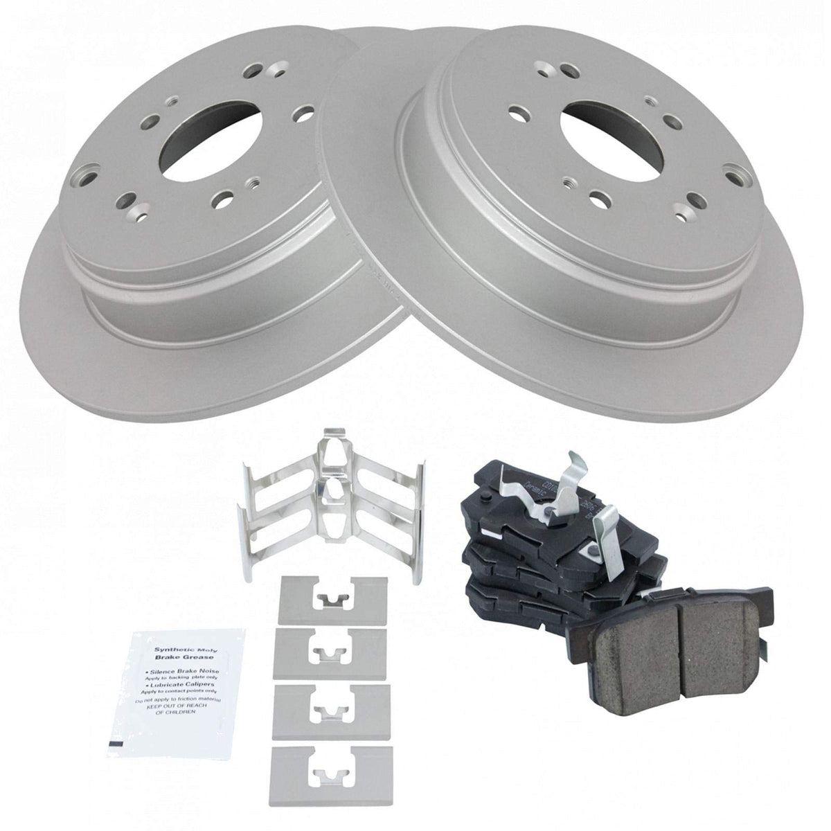 TRQ premium G-coated rotor face detail showing corrosion-resistant finish