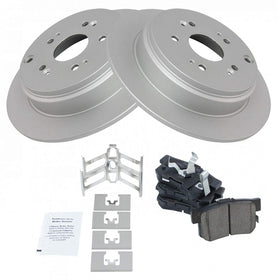 TRQ premium G-coated rotor face detail showing corrosion-resistant finish