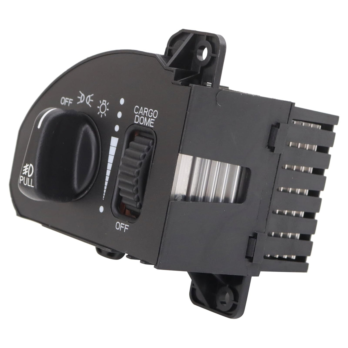TRQ headlight switch with wiring harness to show correct scale and fit benefit