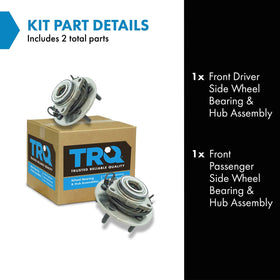 TRQ close-up of bearing and grease seal delivering smooth rotation benefit