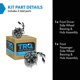 TRQ side profile highlighting bolt holes and mounting surface for precise OE-style alignment