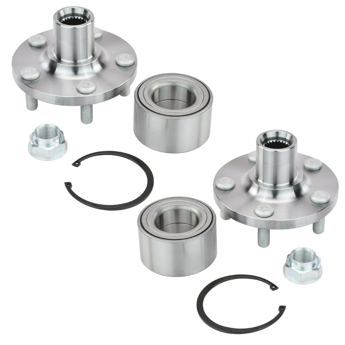 TRQ hub installed on wheel knuckle demonstrating correct fit and alignment benefit