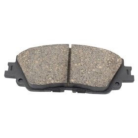 TRQ pad mounted on rotor illustrating proper fit and improved stopping feel