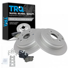 TRQ rear kit front packaging showing contents and fitment benefits