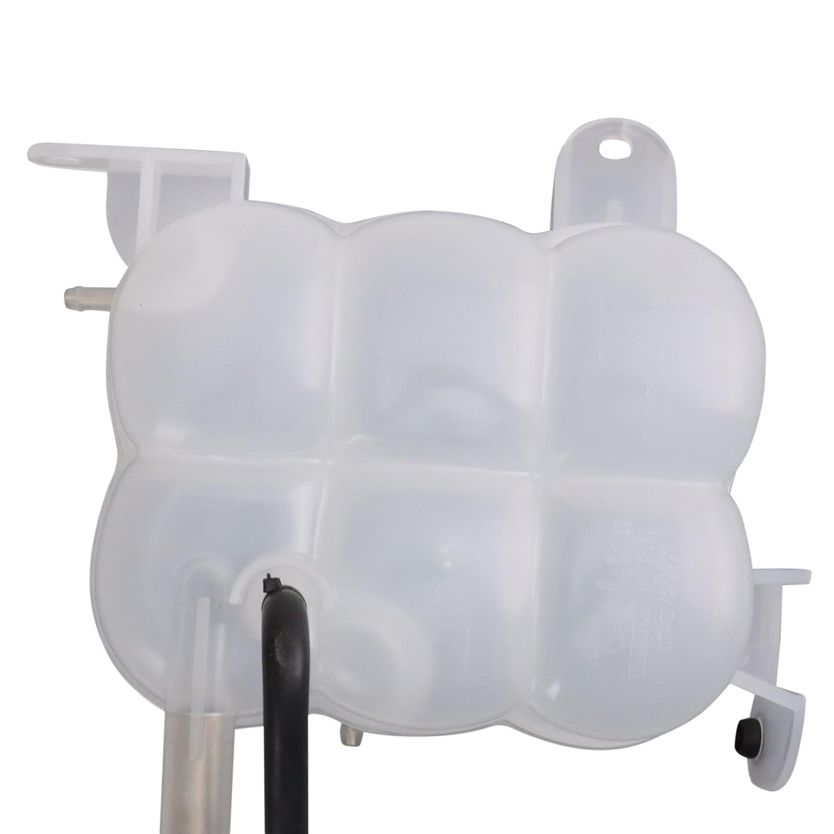 TRQ reservoir installed in engine bay illustrating direct-fit convenience