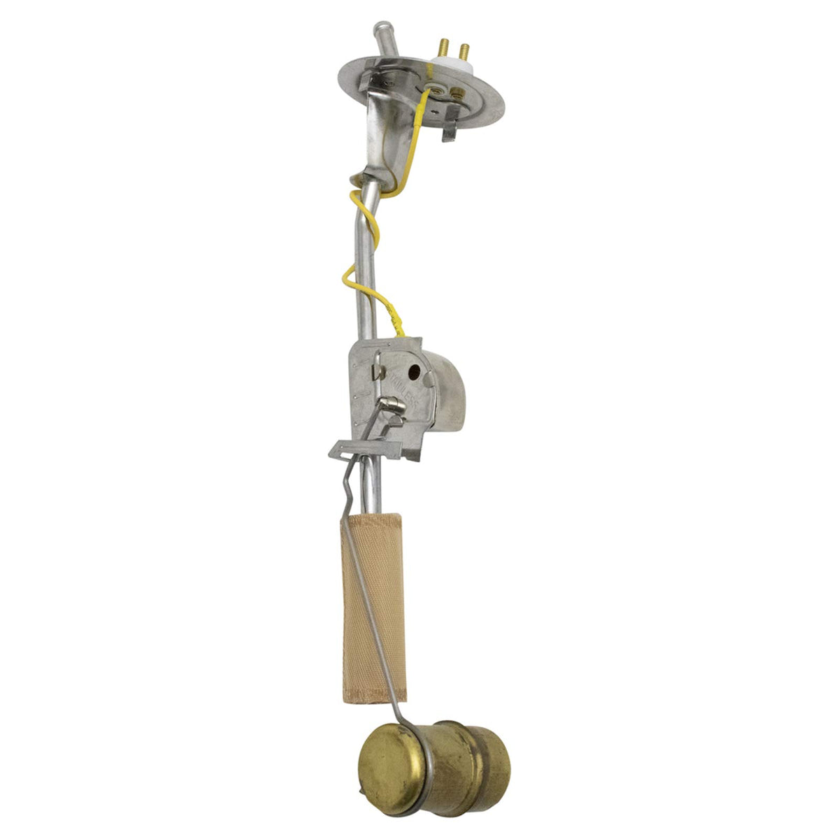 TRQ sending unit installed in truck tank demonstrating direct-fit replacement benefit