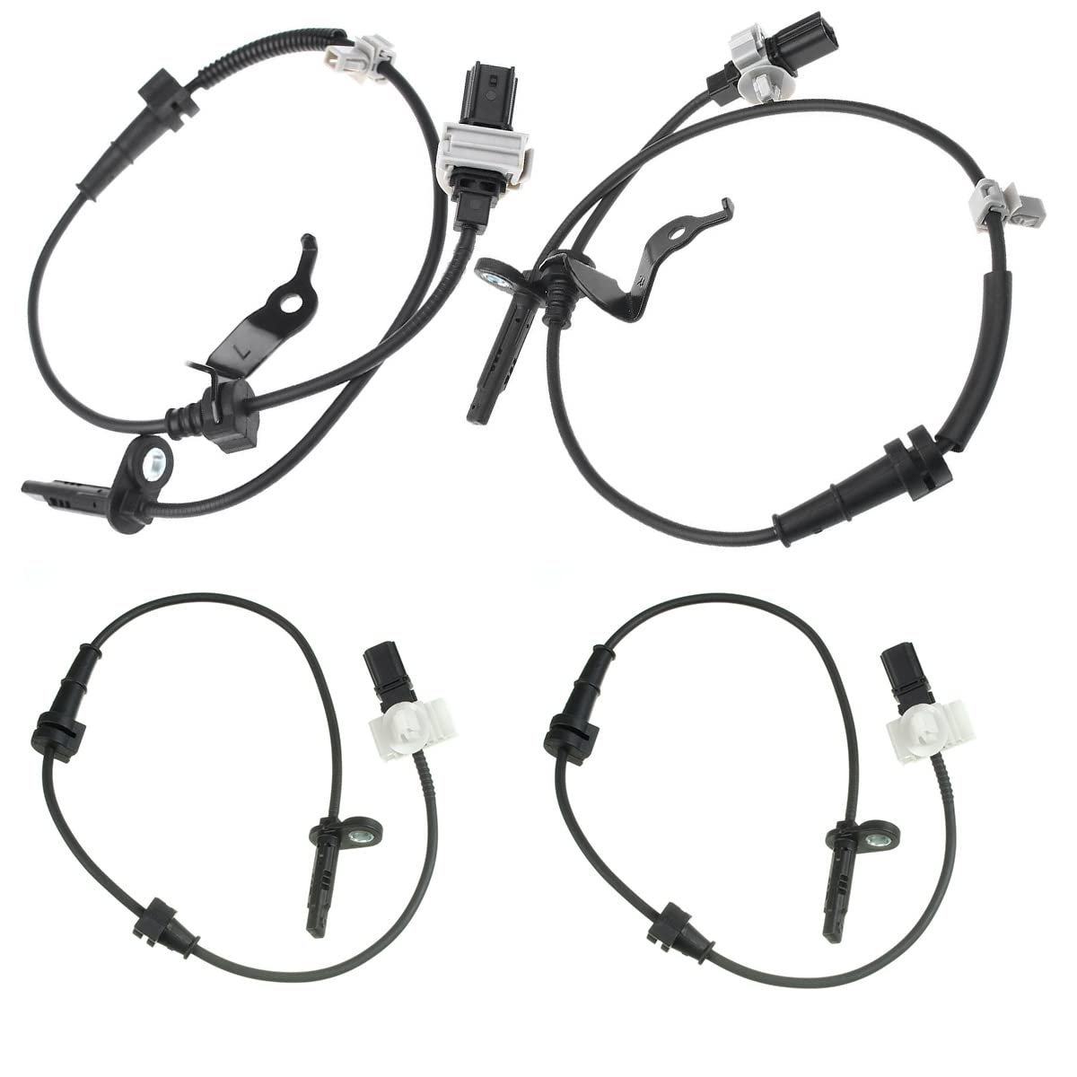 TRSFO front and rear sensors in kit showing complete four-piece coverage and easy swap