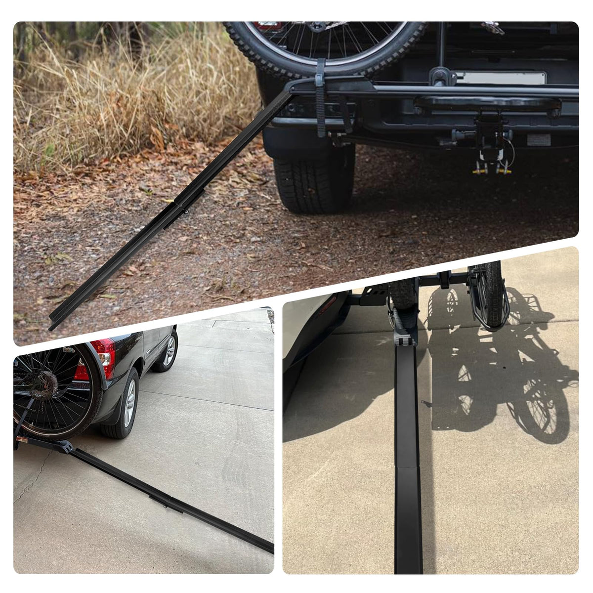 TRUCFUSION ramp packed in trunk illustrating portability for trips