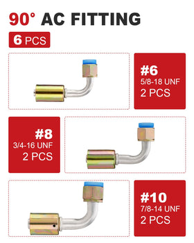 TRUCFUSION R134a valve fittings close-up enabling refrigerant service without extra parts