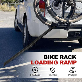 TRUCFUSION ramp beside ruler showing 48-inch length for gentle incline