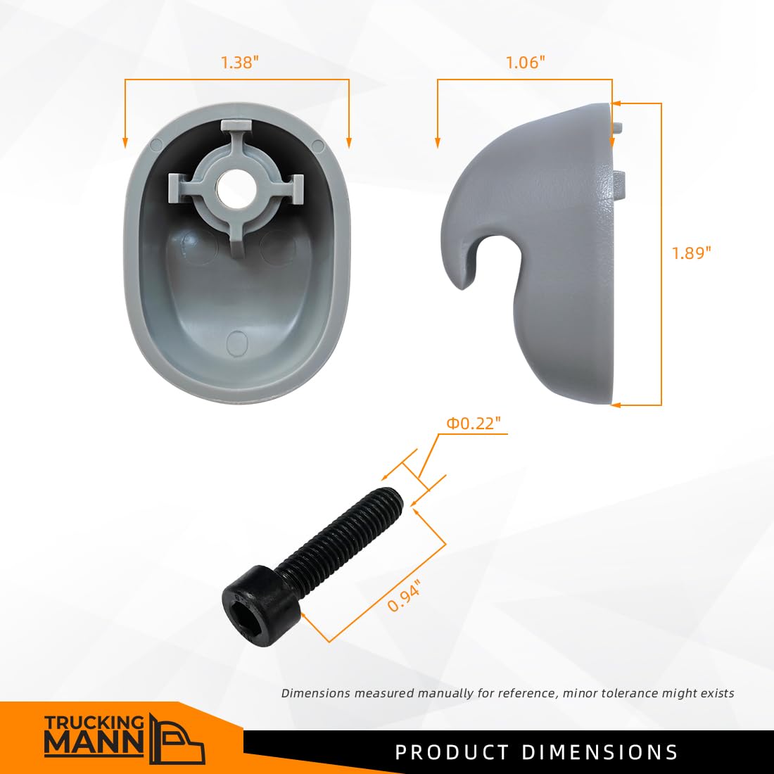 Truckingmann lifestyle image of visor clip in truck interior improving appearance and function