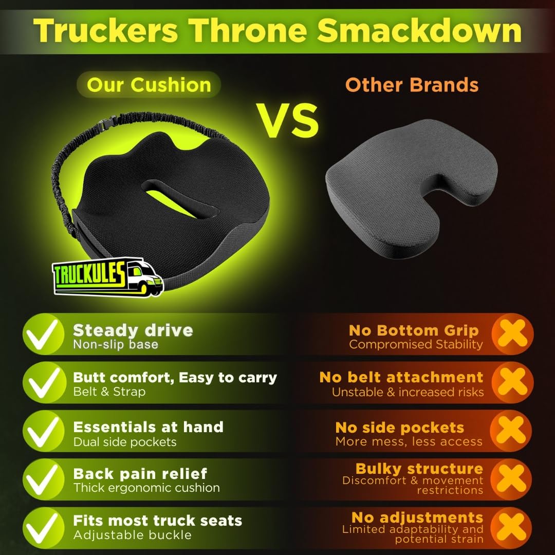 Truckules zippered removable cover shown open for easy washing and hygiene
