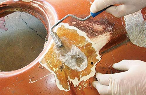 True Composites used on car fender repair, reliable adhesion for bodywork