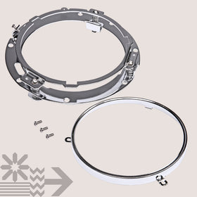 ONLINE LED STORE True Mods bracket hardware laid out for simple installation