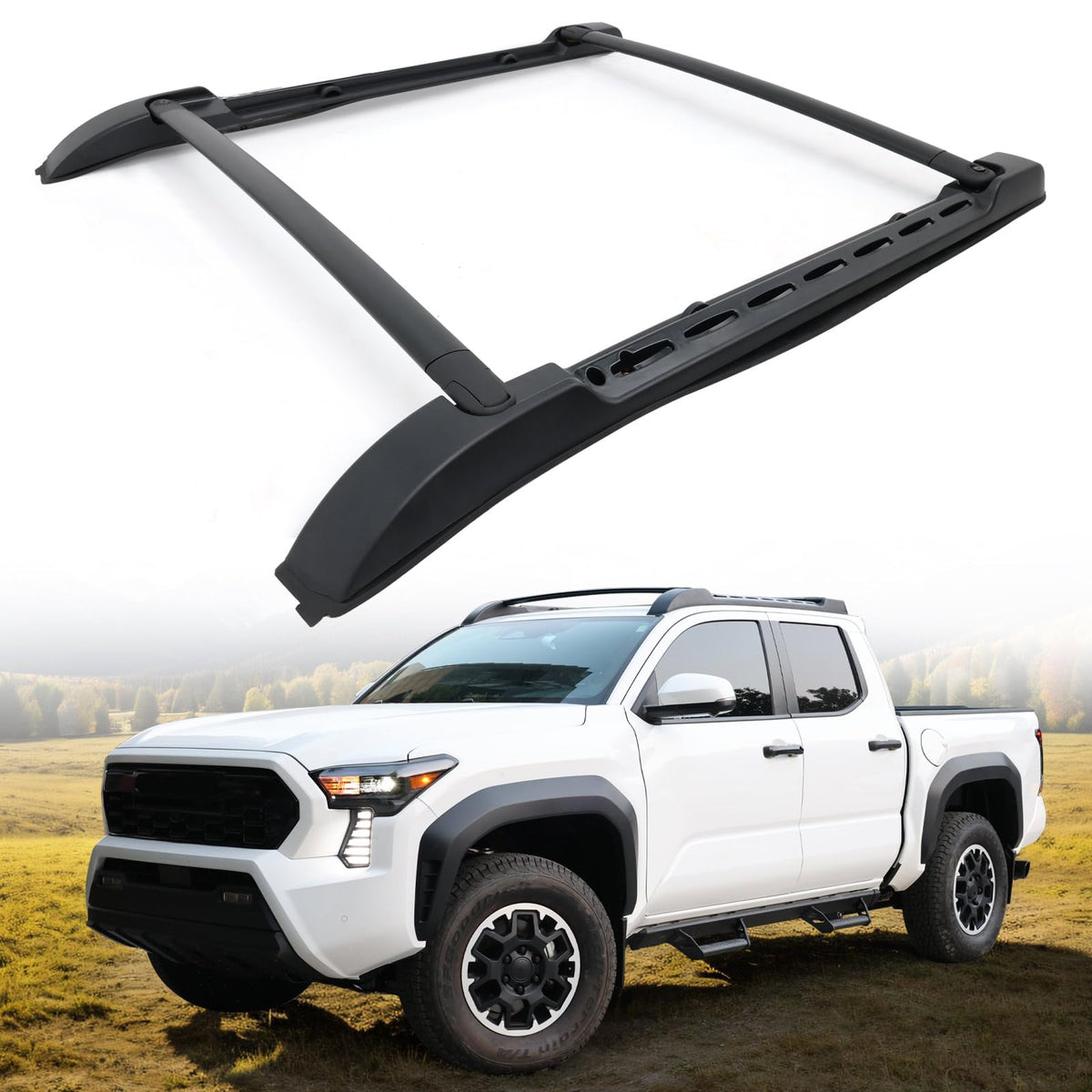 Trumgeta front view installed on Tacoma showing secure fit and style