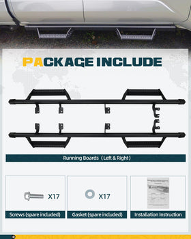 Trumgeta installation template guide clarifying bolt-on placement