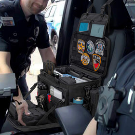 Trunab patrol bag close-up of heavy-duty fabric and reinforced stitching