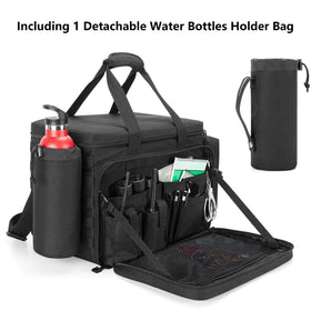 Trunab padded strap and handle detail for comfortable transport between calls