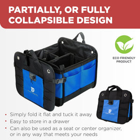 TRUNKCRATEPRO folded flat for compact storage and space-saving benefit