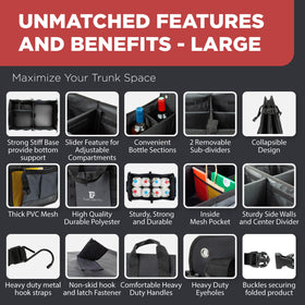 TRUNKCRATEPRO interior rigid base plates providing firm stable support