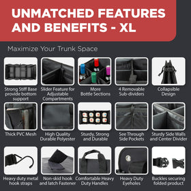 TRUNKCRATEPRO XL removable divider detail enabling customizable layout