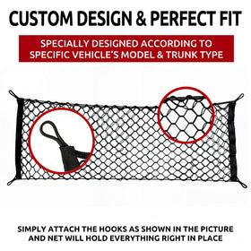 Trunknets Inc net holding grocery bags to prevent sliding during driving
