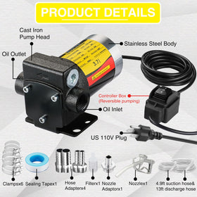 TRUPOW included hoses and nozzle laid out, highlighting ready-to-use convenience