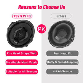 TRUSTERTHEE fashion mask detail showing breathable dust protection
