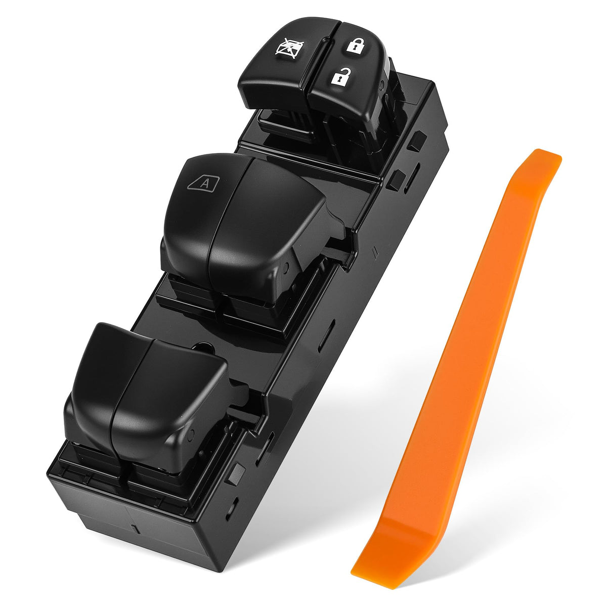 Try-H master switch front view showing button layout and easy replacement benefit