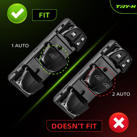 Try-H switch installed in door panel restoring full driver window control