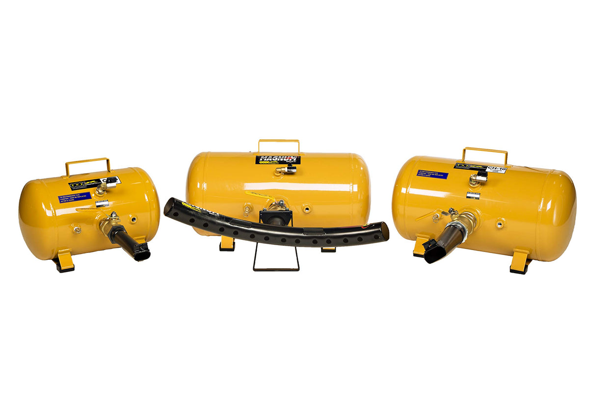 TSI Cheetah CH-5 tank close-up highlighting ASME-certified steel safety