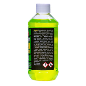 TSI Supercool bottle in use with UV lamp to locate A/C system leaks quickly