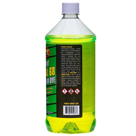 TSI Supercool close-up of bottle text highlighting POE 68 viscosity and built-in UV dye benefit