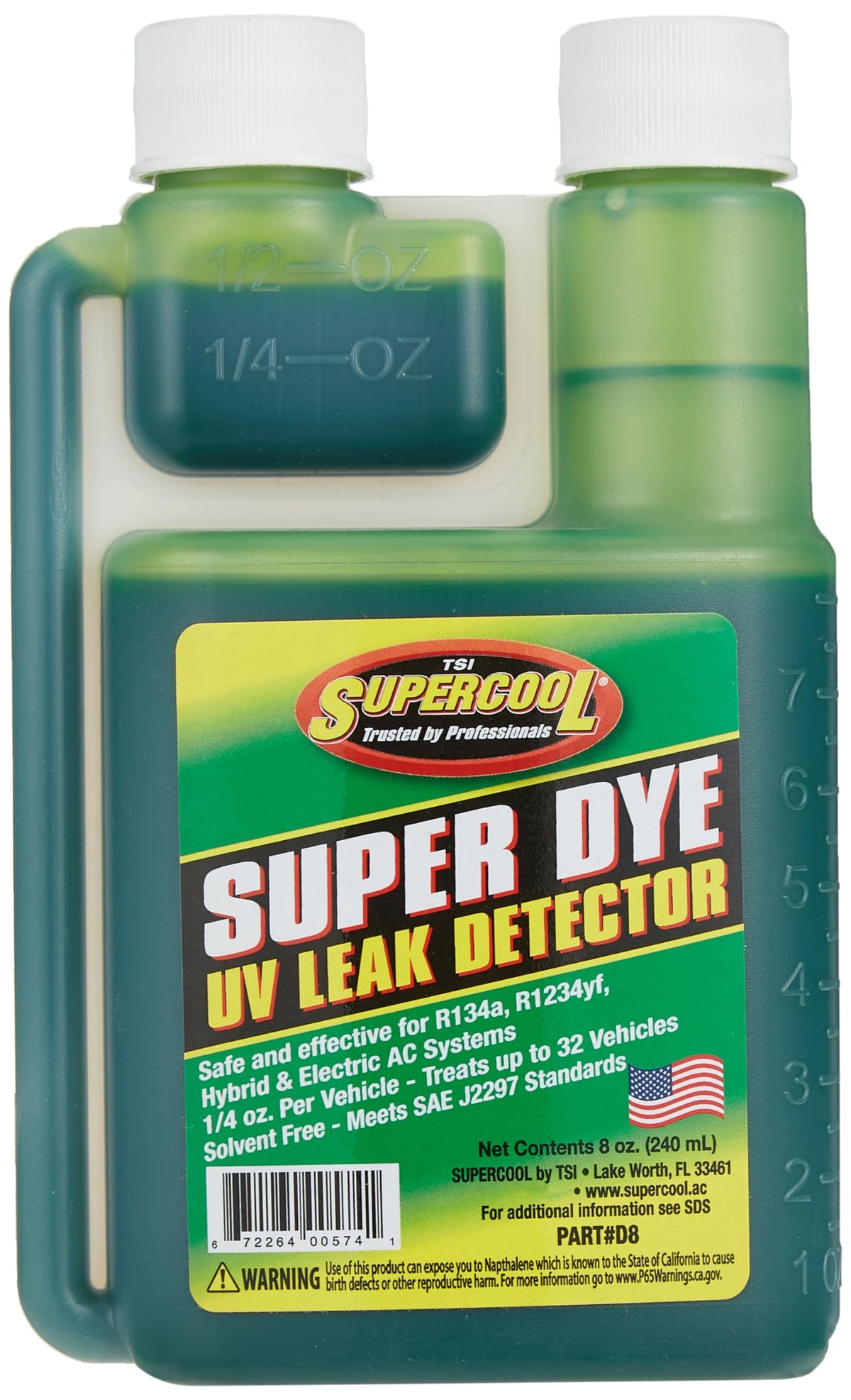 TSI Supercool front packaging showing bottle and label benefit detection