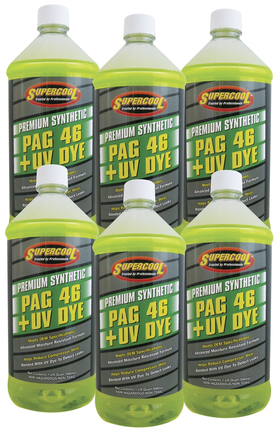 TSI Supercool front label on 32oz bottle showing product identity and benefits