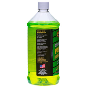 TSI Supercool bottle in use during UV inspection on A/C system, speeds leak detection and repair