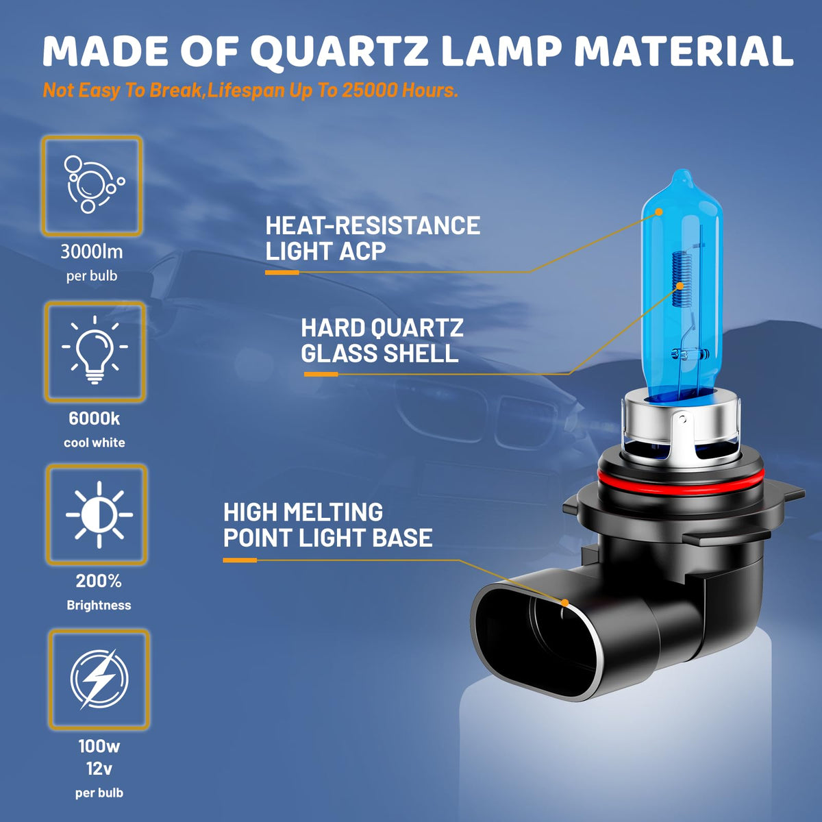 TSIANHUZY close-up filament view showing bright output benefit
