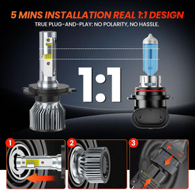 tsianhuzy fog light mounted in bumper showing improved road visibility benefit