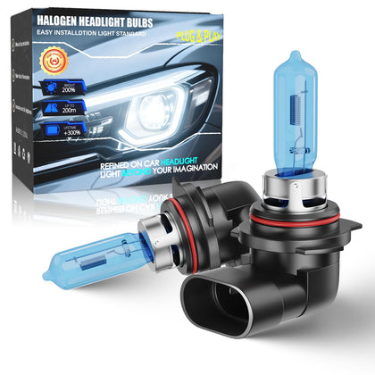 TSIANHUZY front packaging showing two 9012 bulbs and benefits
