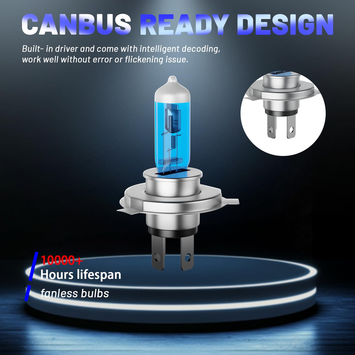TSIANHUZY two-bulb set laid out showing complete pair replacement benefit
